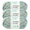 3 Pack Lion Brand® Wool-Ease® Thick & Quick® Prints & Stripes Yarn